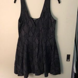 Snakeprint mini dress